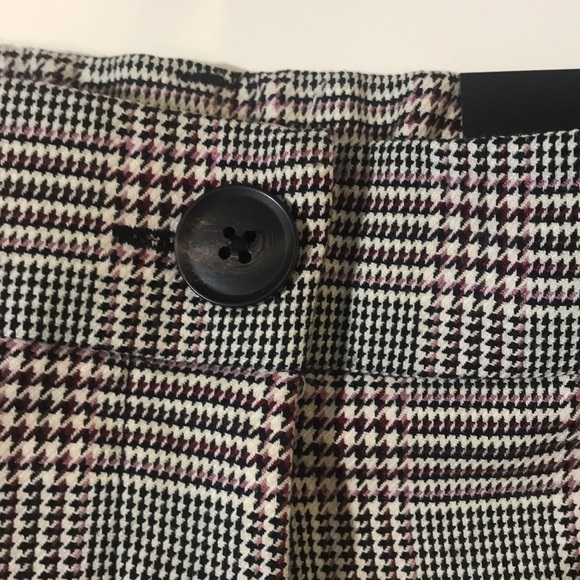 🆕Sz 4 Plaid Wide Leg Crop Pant - Picture 6 of 8